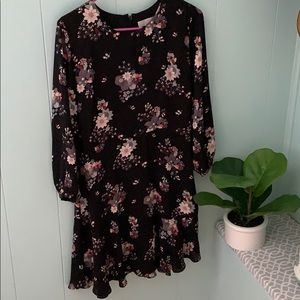 Floral dress by LOFT